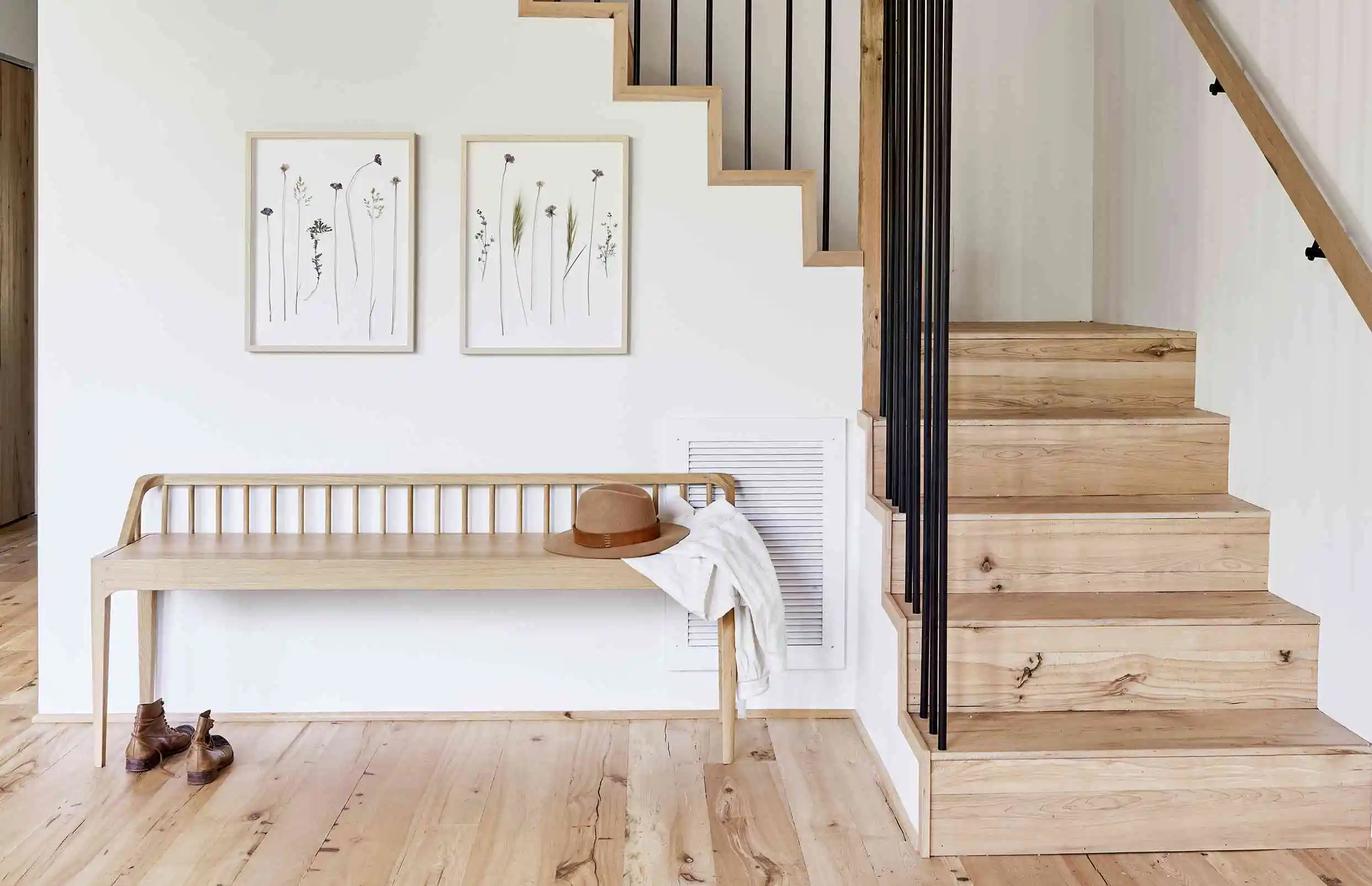 Slip-Resistant Wood-Look Tiles for Secure Staircases